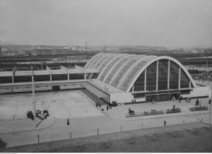 Kompleks Hal Targowych w Gdyni, 1937, proj. Jerzy Müller, Stefan Reychman, fot. sierpień 1938, NAC