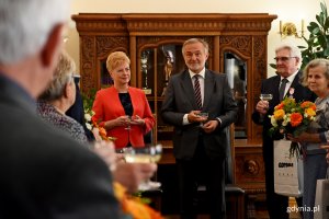 Pamiątkowe Medale za Długoletnie Pożycie Małżeńskie z rąk prezydenta Gdyni Wojciecha Szczurka odebrały kolejne gdyńskie pary // fot. Paweł Kukla