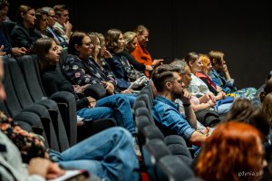 Uczestnicy prelekcji w Gdyńskim Centrum Filmowym