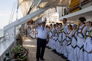 &bdquo;Dar Młodzieży" wziął udział Międzynarodowej Paradzie Żaglowc&oacute;w na rzece Hudson w Nowym Jorku (fot. Adrian Dopke)
