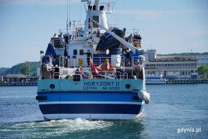 &bdquo;Horyzont II&rdquo; wypłynął w morze. (fot. Łukasz Kamasz)