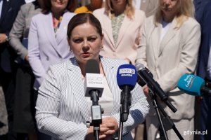 Pomorskie apeluje do prezydenta. Na zdjęciu Aleksandra Kosiorek, prezydent Gdyni. (fot. Łukasz Kamasz)