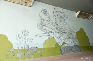 Powstający mural pod obwodnicą, fot. Kamil Złoch