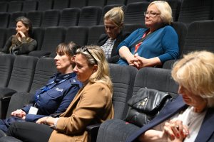 Inauguracja roku w GSF. Na zdjęciu m.in. Beata Nawrocka, dyrektorka Konsulatu Kultury. Fot. Zygmunt Gołab