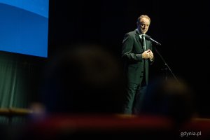 Mieczysław Struk. Gala wręczenia nagród Gryfów Pomorskich za rok 2024 połączona z obchodami Światowego Dnia Turystyki w Operze Bałtyckiej w Gdańsku (fot. Kamil Złoch)