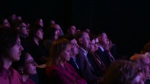 Publiczność na debacie &bdquo;Co zostało z miasta marzeń?" 