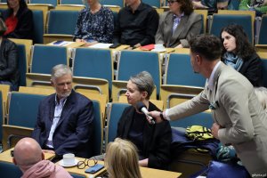 Wśr&oacute;d publiczności m.in. Beata i Jarosław Bochińscy z Fundacji Bochińskich