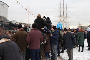 Uroczysta przysięga przy nabrzeżu Pomorskim