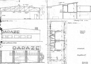 Dzisiaj teatr, kiedyś garaż. Projekt budynku z 1947 roku, fot. materiały prasowe Teatru Miejskiego 