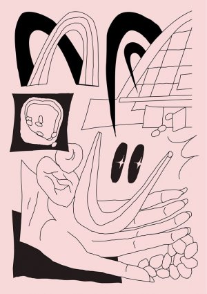 &bdquo;Halinka&rdquo;&ndash; sitodruk, A2, rok 2020, projekt Very King