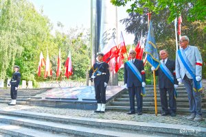Uroczystości upamiętniające 80. rocznicę wybuchu II wojny światowej na cmentarzu w Redłowie, fot. Michał Puszczewicz