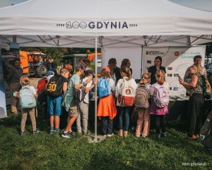 Stoisko edukacyjne na Polance Redłowskiej 