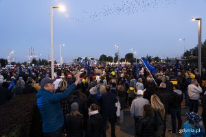 Wiec "Gdynia zostaje w Unii Europejskiej" na skwerze Kościuszki. Fot. Przemysław Kozłowski