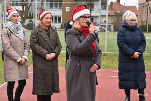 Na zdjęciu m.in.: wiceprezydentka Gdyni Oktawia Gorzeńska, dyrektorka ZSS 17 Jolanta Tomporowska, naczelniczka Wydziału Edukacji Iwona Tanewska (fot. Magdalena Starnawska)