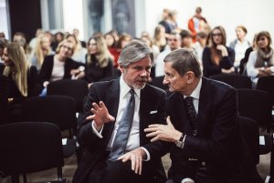 Prof. Bogdan Wojciszke odznaczony medalem Civitas e Mari // mat.prasowe Uniwersytetu SWPS