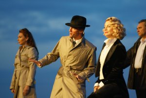25. sezon Sceny Letniej zamknął pokaz przedstawienia „Marlena Dietrich. Iluzje” // fot. Anna Rezulak