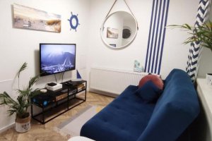 Salon w obiekcie Kapitan Marina