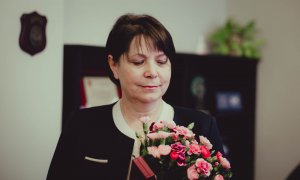 Medal za Długoletnią Służbę dla Pani Sabiny Zalegi, fot. Gaba Kucz