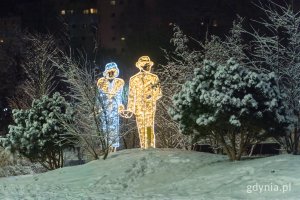 Iluminacje świetlne w Parku Centralnym (fot. Paweł Budziński)