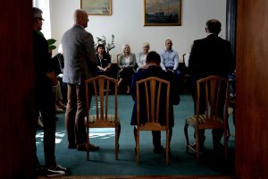 Uroczyste wręczenie nominacji dla kadry kierowniczej nowej struktury pionu skarbnika w Urzędzie Miasta Gdyni / fot. Paweł Marszałkowski
