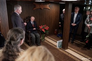 Urodziny Jerzego Grzywacza na pokładzie ORP "Błyskawica", fot. Dawid Linkowski