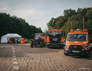 Sprzęt Zarządu Dr&oacute;g Miejskich na Polance Redłowskie