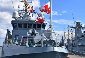ORP "Kormoran" podczas obchodów święta COM-DKM w Gdyni, fot. Kamil Złoch