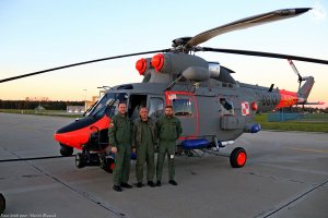 W-3WARM Anakonda już po modernizacji na płycie lotniska w gdyńskich Babich Dołach, fot. kmdr ppor. Marcin Braszak / www.blmw.wp.mil.pl
