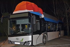 Słodkie Mikołajki w autobusach komunikacji miejskiej // fot. Justyna Bronk 