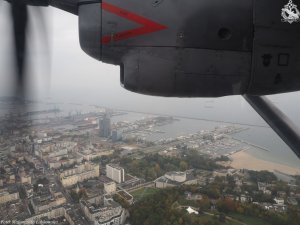 Samolot GBLMW w trakcie lotu, fot. Małgorzata Łubkowska