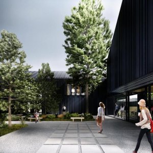 Nadleśnictwo Gdańsk ogłosiło przetarg na budowę "spalonego" budynku // wiz. . materiały prasowe 