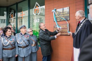 Odsłonięcie tablicy z okazji 90-lecia Cechów Rzemieślniczych w Gdyni