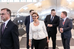 Ministrowie kultury państw Grupy Wyszehradzkiej w Gdyni fot. Karol Stańczak