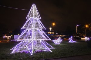 Gdynia rozbłysła na Święta tysiącami światełek // fot.Karol Stańczak