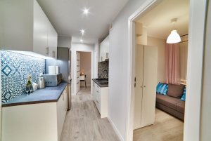 Aneks kuchenny w obiekcie Apartament w Centrum Gdyni