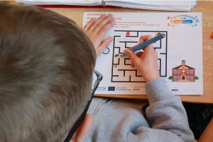 „Odprowadzam Sam”, na zdjęciu dzieci z Przedszkola nr 31 (fot. Katarzyna Balcerzak)