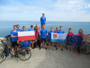 Młodzież Zespołu Szkół Ekologiczno-Transportowych na wycieczce rowrowej w Maladze, projekt POWER