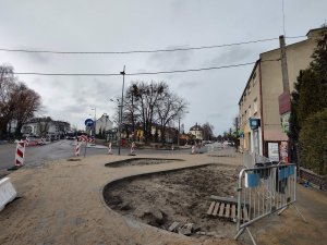 Prace na skrzyżowaniach na Oksywiu Górnym // fot. Laboratorium Innowacji Społecznych