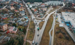 skrzyżowanie ul. Unruga z ul. Bosmańską // fot. M.Mielewski /ZDIZ