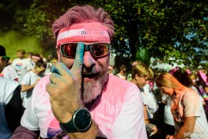 Bieg The Color Run w Gdyni, 16.09.2017 // fot. Dawid Linkowski