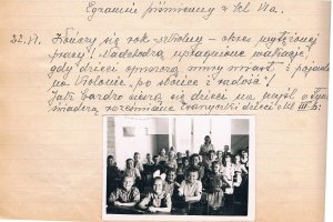 Egzamin piśmienny w Szkole Podstawowej nr 17 w Gdynia przy ul. Grabowo 12 (fot. archiwum szkoły)