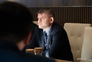 Robert Ronduda &ndash; naczelnik Wydziału Zarządzania Kryzysowego i Ochrony Ludności (fot. Natalia Kawalerowicz)