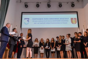 Uroczystości w III LO w Gdyni i wizyta pary prezydenckiej, fot. Przemysław Świderski