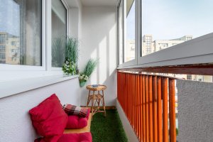 Balkon w obiekcie Skwer Kościuszki 17-19/56