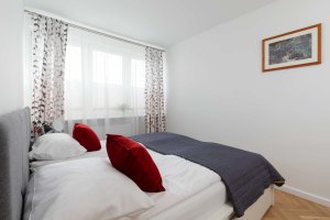 Sypialnia w obiekcie Skwer Kościuszki 17-19/56