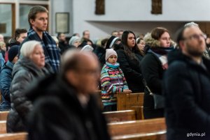  Gdynia uczciła pamięć Pawła Adamowicza podczas mszy w kościele Najświętszej Maryi Panny, fot. Maciej Czarniak. 