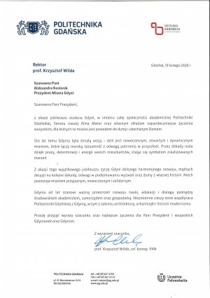  Kto złożył życzenia Gdyni?