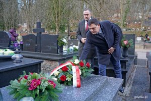 na zdjęciu wiceprezydent Tomasz Augustyniak i Sekretarz Miasta Gdyni Łukasz Kobus 