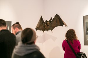 Otwarcie wystawy prac Józefa Wilkonia w Muzeum Miasta Gdyni.