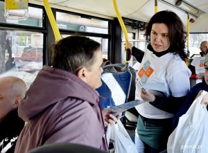 Do udziału w wyborach do Rad Dzielnic zachęcała m.in. radna miasta Anna Myszka // fot. Kamil Złoch